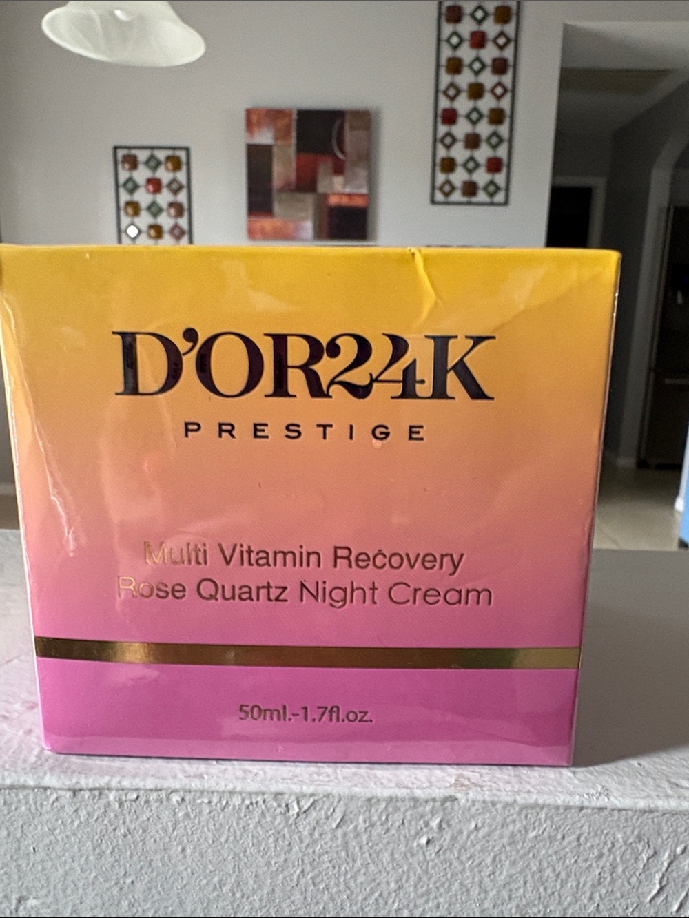 D’OR24K Prestige Rose Quartz Night Cream - Pink/Gold